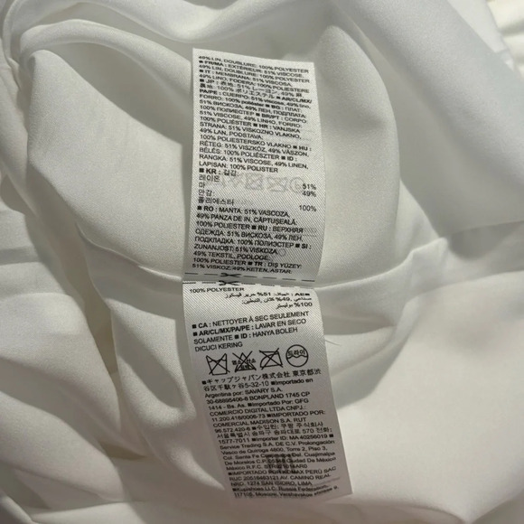 BANANA REPUBLIC SZ 4P Jumpsuit Wide Leg Cropped Linen Blend  NEW WITH TAG - Picture 14 of 16